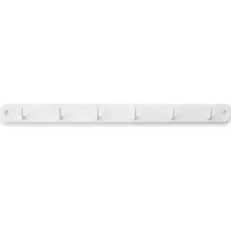 Colgador Hogar Con Tornillo Acero  Blanco Inofix