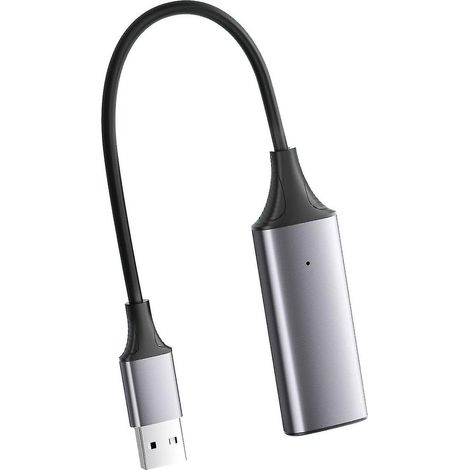 Adaptateur USB-C vers HDMI haute résolution, Plug and Play, pour une utilisation à domicile ou au bureau. (1/5)