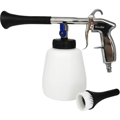 Tornado Trockenreinigungspistole mit 1000-ml-Weißflasche, pneumatischem Staubgebläse, tragbarer Druckluft-Reinigungspistole (1/4)