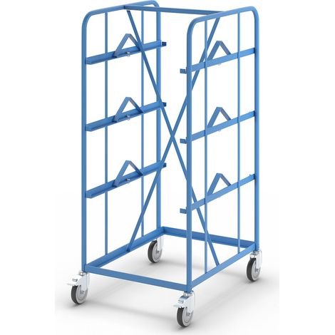 eurokraft pro, Chariot porte-bacs, L x l x h 810 x 660 x 1520 (1/5)