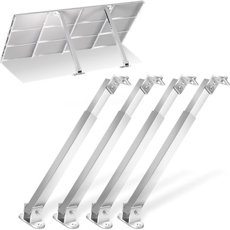 SWANEW Supporto per pannello solare fotovoltaico 15-30°Supporto per montaggio a terra regolabile Supporto per pannello solare (1/5)