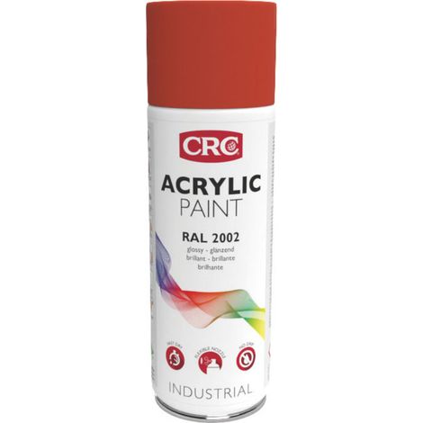 CRC Farblack Acrylic Paint blutorange, Inhalt: 400ml 6 Stk