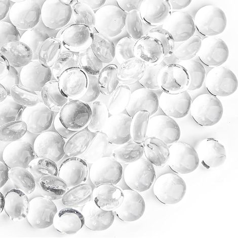 Billes de Verre Perles de Verre pour remplisseurs de Vase Roches d’Aquarium pour Aquarium de Table (1/5)