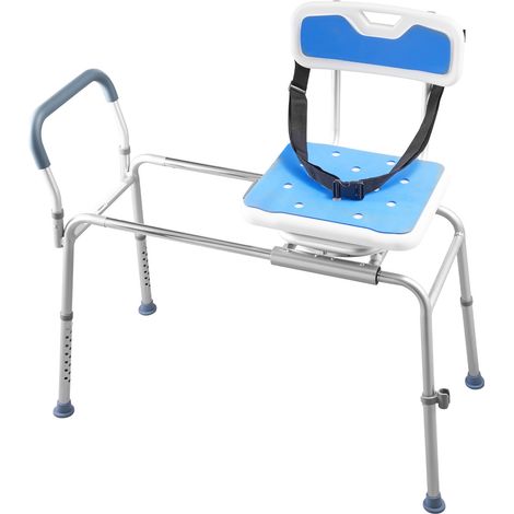 Mophorn Badewannentransferbank mit drehbarem Sitz, 180 kg Tragkraft, höhenverstellbar, mit Armlehnen, Sicherheitsgurt und Rückenlehne – ideal für Senioren und Personen mit eingeschränkter Mobilität (1/5)