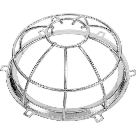Couvercle de protection métallique pour détecteur de fumée, compatible avec les systèmes d'alarme incendie. Durable et facile à installer. (1/2)
