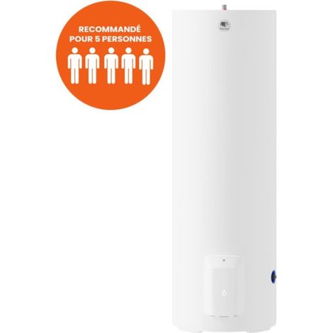 [JAMAIS UTILISE] Chauffe-Eau Électrique 300L THERMOR Duralis ACI Hybride Vertical Stable Monophasé ou Triphasé - 292077 (1/5)
