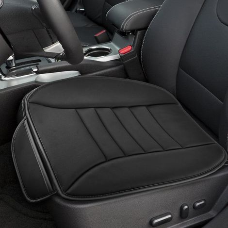 Car Seat Cushion Memory Foam Orthopedic Cushion for Car Seat, Office Chair and All Chairs (Black) (1/5)