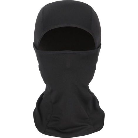 Motorrad-Sturmhaube, weiche und atmungsaktive Sturmhaube, Sonnenschutz für das ganze Gesicht, winddicht, multifunktionale Nackenmaske, Schwarz (1/5)
