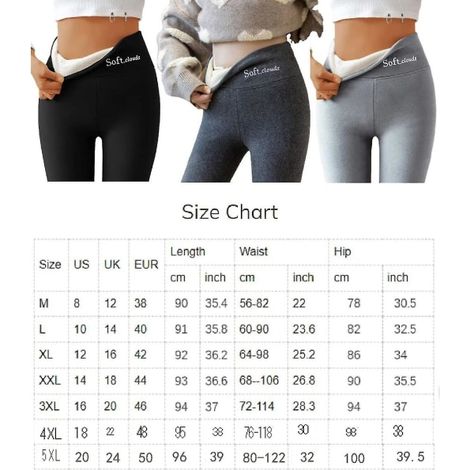 Legging femme hiver, pantalon thermique molletonné doux, velvet extensible, doublure polaire chaude, taille haute, noir taille L, CMK (1/5)