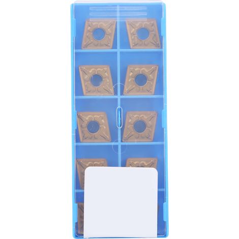 Lot de 10 lames carbure solides indexables CNMG120408-TM LF9018 pour tour CNC, outil de coupe robuste (1/5)