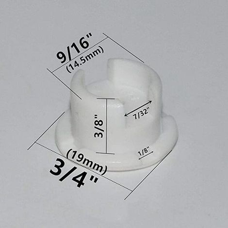 Bouchons de verrouillage pour stores – Lot de 12 couvercles en plastique blanc pour cordon et rail inférieur – Fixation par bande (1/3)