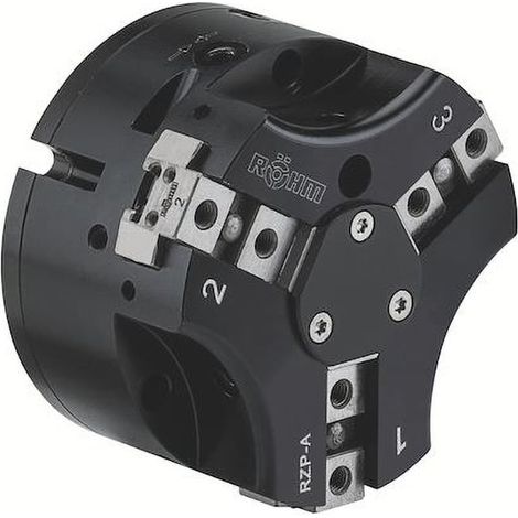 Röhm RZP-A 100/3-1 GA, Pinza concéntrica, gran recorrido de las mordazas, seguridad de la fuerza de agarre tensión externa - 434900 (1/2)
