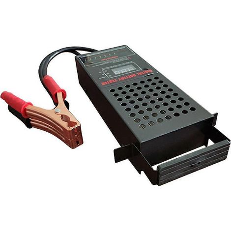 Testeur de charge de batterie automobile, voltmètre outil de diagnostic pour batterie de voiture, mesure de tension et capacité. (1/4)