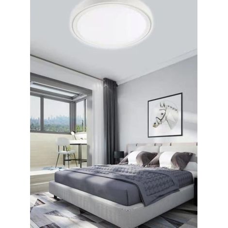 TrAdE Shop Traesio - Plafoniera Da Soffitto 60w Circolare Luce Fredda Fst-50a517684 Luce Interna 49cm - (1/4)