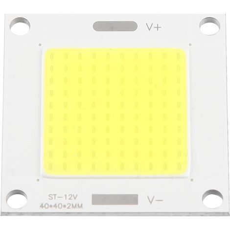 Jeffergarden 12-14V 50W COB LED-Panel-Lampe mit integriertem Chip für DIY-Projektoren (Weiß) (1/5)