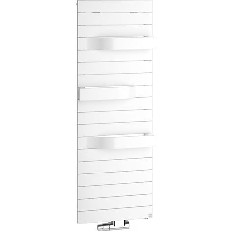 Kermi Tabeo Radiador de diseño, Conexión central / lateral, 1757x750 mm (HxL), blanco, TBN101800752MXK