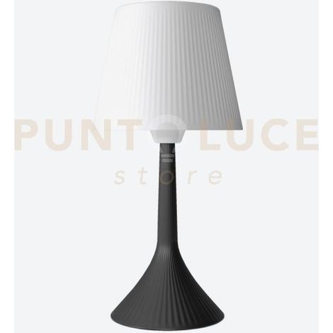 LAMPADA DUSE WIRELESS LED 4000°K 9 Volt 3.6-5W Intensità dimmerabile NERO OPACO