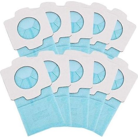 Lot de 10 paquets de papier pour aspirateurs Makita DCL182, CL107, CL072, CL102, BCL142, BCL182 (1/5)
