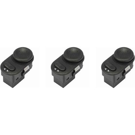 3X Rétroviseur Latéral Interrupteur de Rétroviseur Régler Le Bouton de Commande pour Astra-G Zafira Corsa Vectra Meriva 9226863 (1/2)