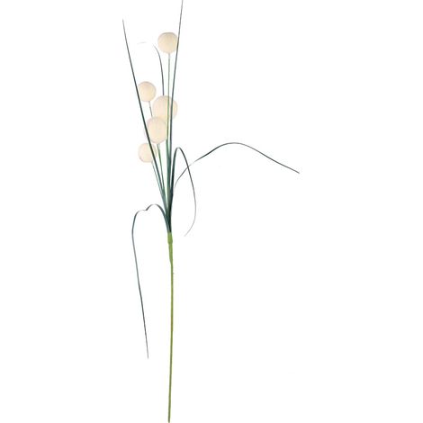 Boule De Fleurs Artificielles - 5 Têtes Vertes - Décoration Intérieure Table Mariage - Lot De 1 (1/5)