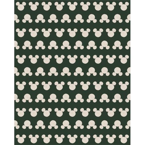 Komar Wandtapete - Disney Mickey Mouse Green Heads - 250 x 200 cm - Vlies - für Kinderzimmer (1/3)