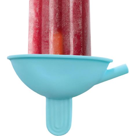 Porte-glaces pour enfants avec paille réutilisable anti-goutte Porte-glaces anti-goutte pour enfants et adultes, idéal pour la maison, l'école, les voyages, la plage, les pique-niques en plein air