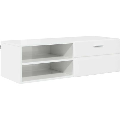 Maison Exclusive - Armadio in Legno 100,5 x 39 x 30 cm Grigio cemento (1/5)