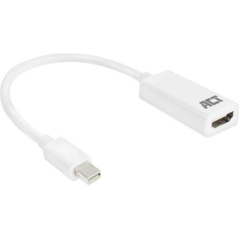 ACT Câble adaptateur Mini DisplayPort mâle - HDMI-A femelle - 0.15 m (1/3)