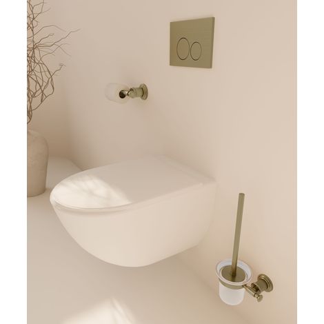Wand-Toilettenpapierhalter Gebürstetes Gold - Hera (1/5)