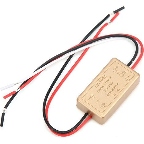 Adatto per modulo di controllo luci LED per autoveicoli LF-100C, interruttore relè lampeggiatore 12-24V