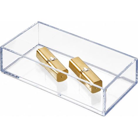 range couvert petit casier rangement plastique rangement tiroir pour couverts et divers ustensiles transparent (1/4)