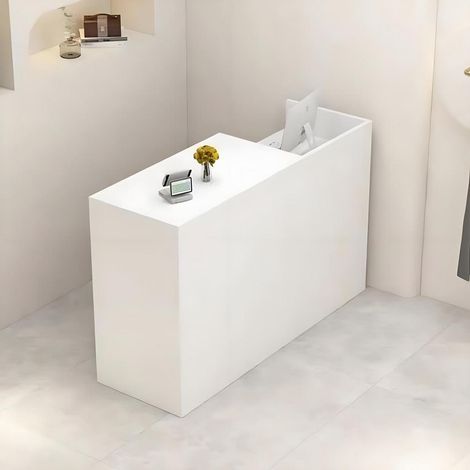 Empfangstheke mit Stauraum, Verkaufstresen für Büro, Praxis, Salon, 80-200 cm (1/5)
