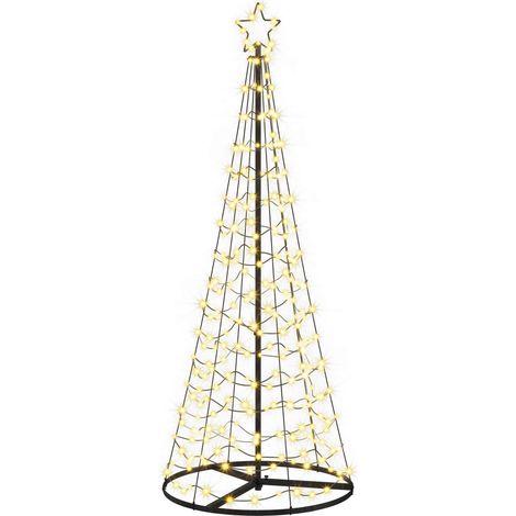 Árbol de Navidad LED en espiral con base EKENAS 180 cm 220 LED vidaXL (1/5)