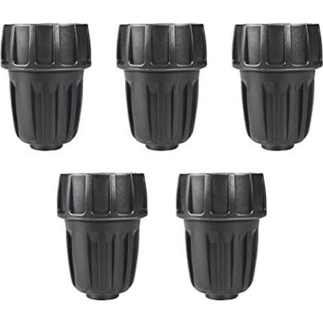 BUNTHAUS CSPARKV Lot de 5 Connecteur interne 6 points à 16 points tuyaux d'irrigation goutte à goutte de vers robinet/adaptateur de tuyau d'arrosage, raccords d'irrigation goutte à goutte de connecte (1/5)