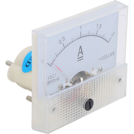 85C1 02A Nadelamperemeter, Einbauamperemeter zur Gleichstrommessung (1/5)