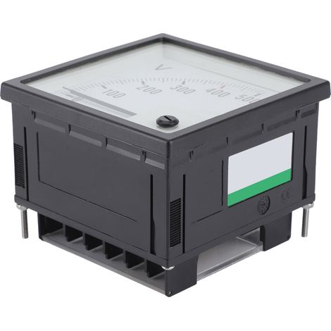 AC 0-500V Winkel-Zeiger-Voltmeter-Anzeige für Bootskabinen-Armaturenbrett, Spannungsmesser, Messinstrument (1/5)