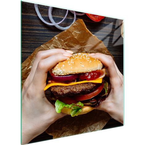 PLACA PROTECTORA DE VIDRIO PARA ESTUFA 50x52 HAMBURGUESA (1/5)