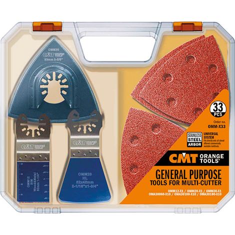 SET 33 Pz LAME & ACCESSORI PER UTENSILE MULTIFUNZIONE