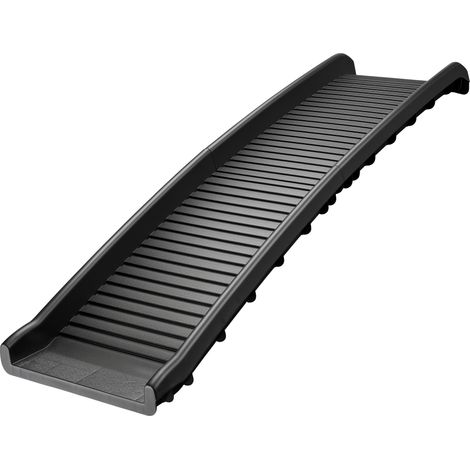Wiltec Hunderampe faltbar, 156 x 40 cm, geklappt 79 x 40 cm, aus Kunststoff, rutschsicher, Traglast bis zu 90 kg, Haustierrampe (1/5)