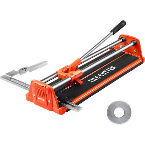 VEVOR Coupe Carreaux Manuel 400 mm Coupe Carrelage Mural et Poli et Ceramique, Double Rail, avec Molette en Carbure Tungstene, Poignee Antiderapante, Decoupe Precise, pour Professionnels, Debutants (1/5)