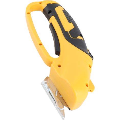 Ciseaux électriques sans fil pour la découpe de tissus, fonctionnant sur piles, avec interrupteur de sécurité et lumière LED. Idéaux pour couper le cuir souple, la moquette, le papier, le lin, le coto (1/5)