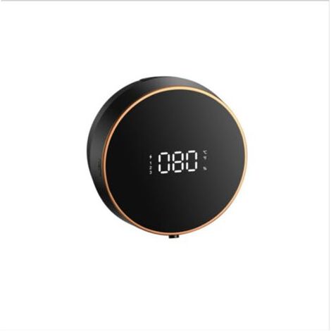 Distributeur Savon Automatique 3 Niveaux RéGlable Distributeur De Savon Mousse Automatique Mural sans Percage 300 ML pour Douche Cuisine Noir (1/5)