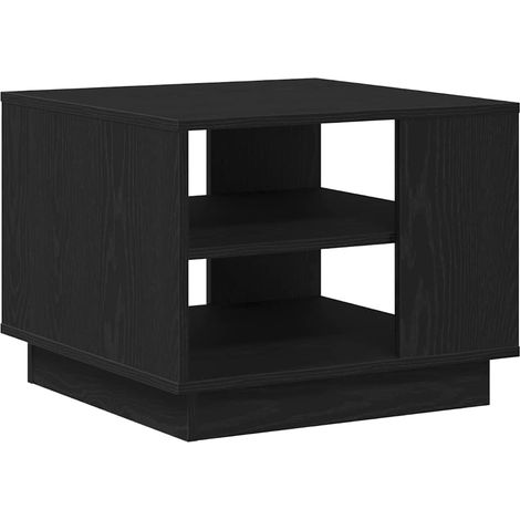 Maison Exclusive - Couchtisch Schwarz Eichen-Optik 55 x 55 x 42 c