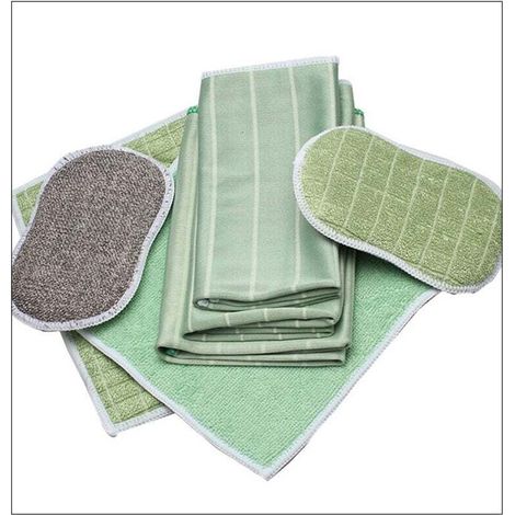 Lot de 6 Chiffons Bambou Microfibres - Nettoyer et lustrer Toutes Les Surfaces Lisses et fragiles - Vitre, carrosserie, vitrocéramique, Lunettes, écran