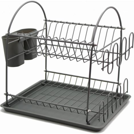 Scolapiatti 32x32x26cm BRUNBESTE BB-3565 Grigio (1/5)