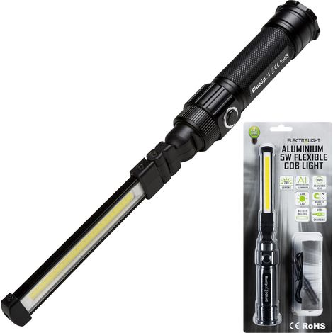 Electralight 280 Lumen COB LED Rechargeable Magnetic Wand Flexible USB Lamp (1/5)