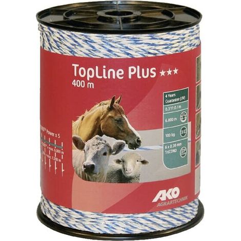 Trefolo recinzione pascolo bianco/blu 400 m AKO 4491559