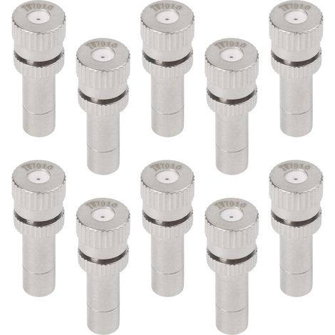 Buse de pulvérisation brumisation à basse pression, buses d'atomisation connexion rapide pour l'arrosage des plantes jardin, outil d'arrosage Durable 10 pièces 0.7mm（0.0276in） 50 Pièces (1/5)