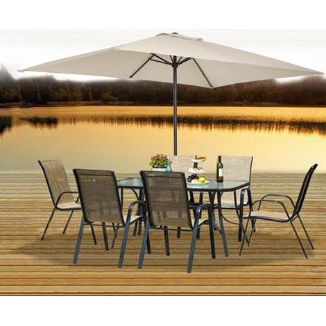 Housse de protection imperméable pour parasol de jardin, couverture extérieure pour terrasse (1/5)