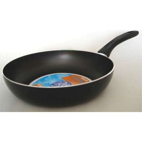 Padella Antiaderente in alluminio nero metallizzato jumbo 18 cm zanetti